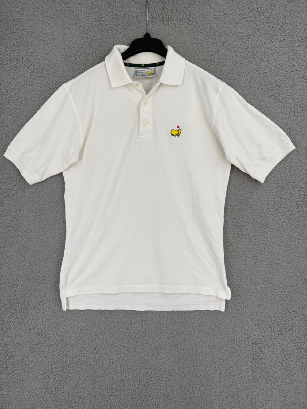 Masters Slazenger men’s medium short sleeve golf shirt White Augusta National